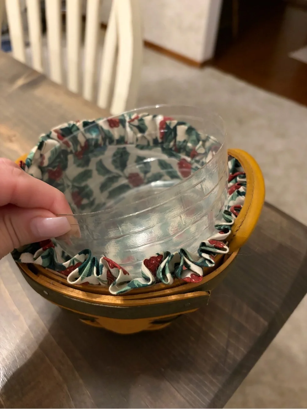 Longaberger peppermint “tree